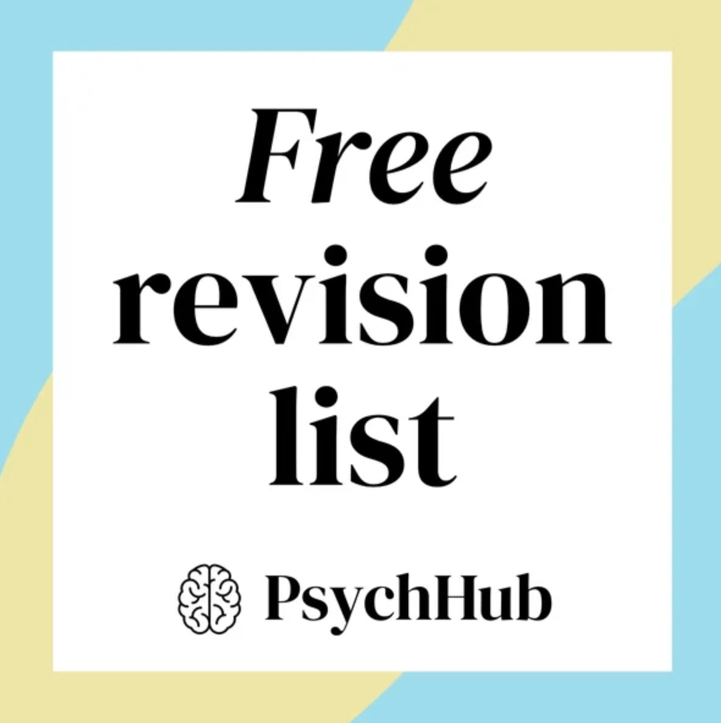 FREE Revision List